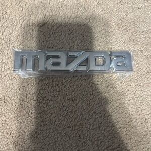 brand new mazda 3 decal silver chrome